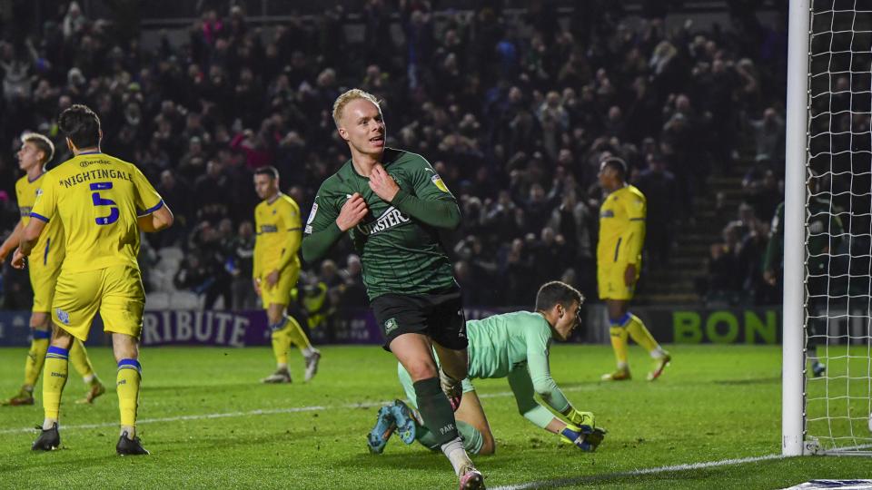 Broom celebrates second goal