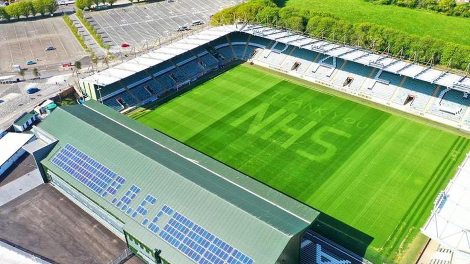 Home Park from above