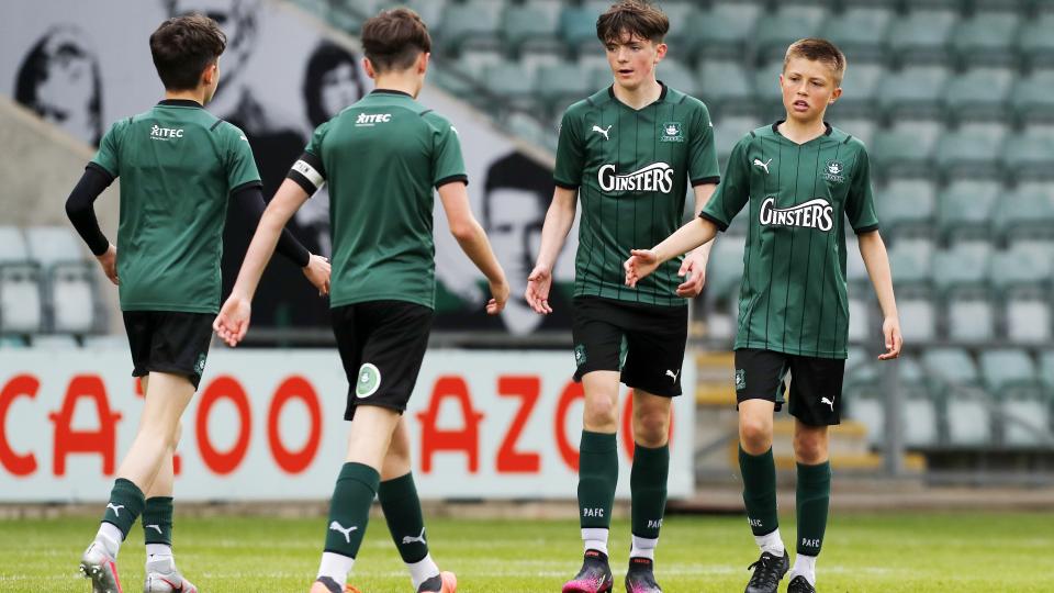 Argyle Academy players during Academy Day