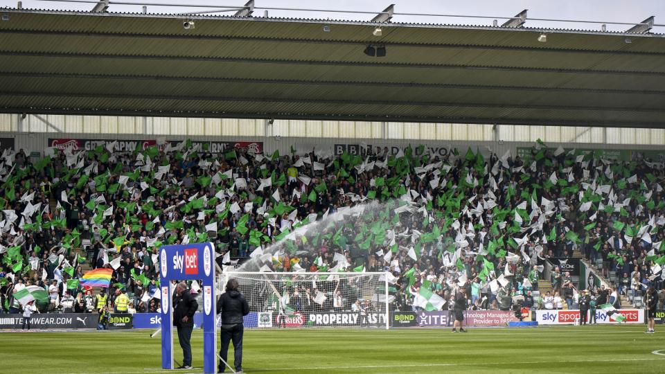 Full house at Home Park