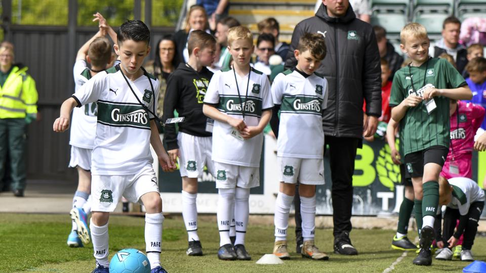 Mascots at Home Park