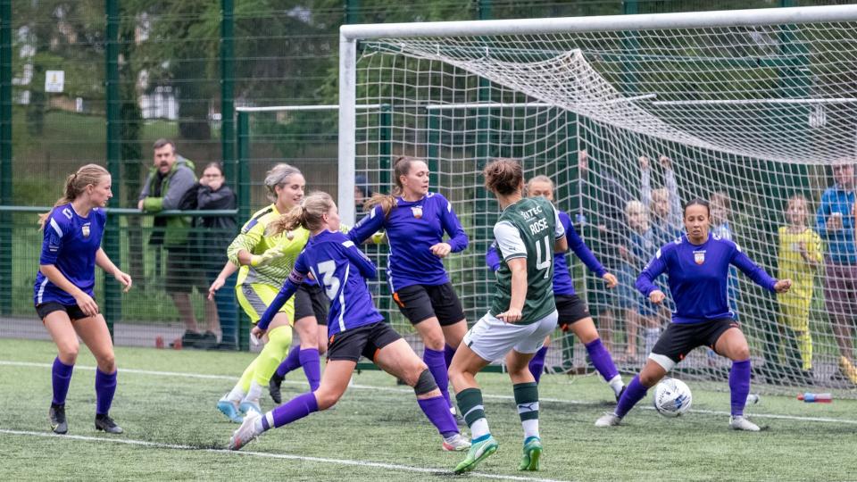 Action from Argyle Women v London Bees