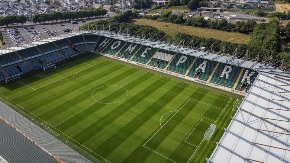 Home Park from above