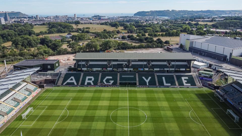 Home Park from above