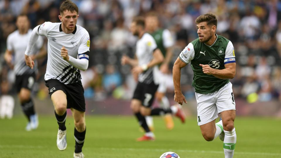Captain Joe Edwards at Derby
