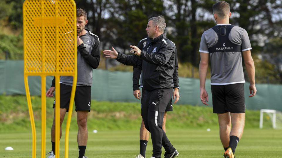 Steven Schumacher coaching at Harper's Park