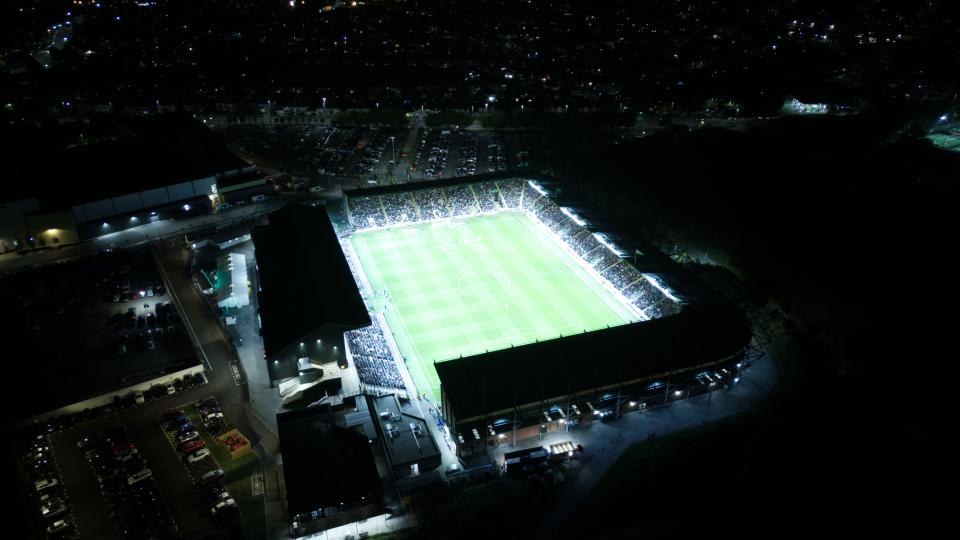 Home Park under the lights