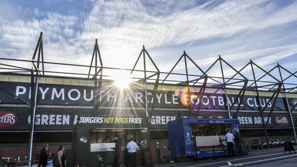 Home Park in the sunshine