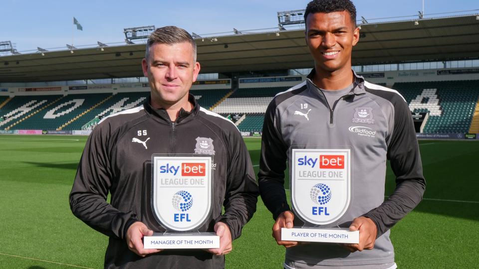 Player and manager of the month
