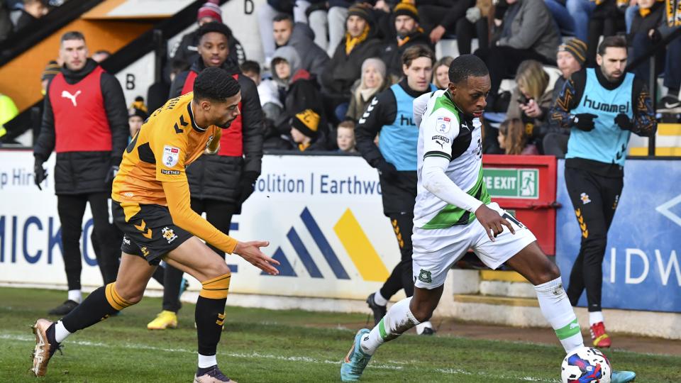 Cambridge United v Argyle