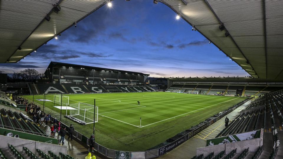 Home Park at twilight