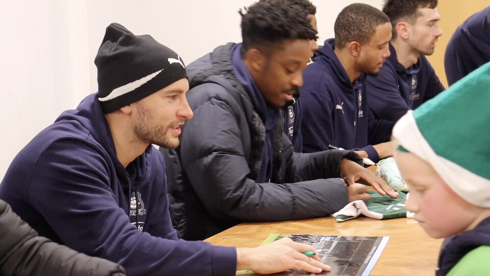 James Wilson at the Christmas Cracker event