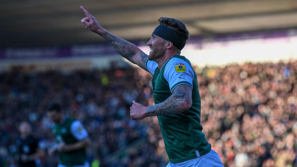 Dan Scarr celebrates