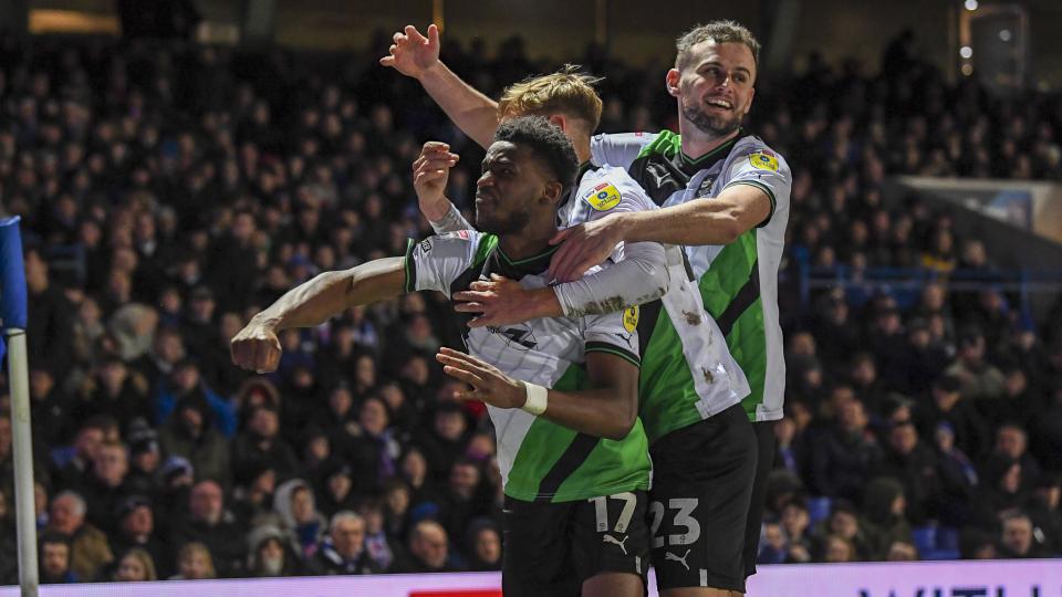 Argyle celebrate late leveller at Ipswich