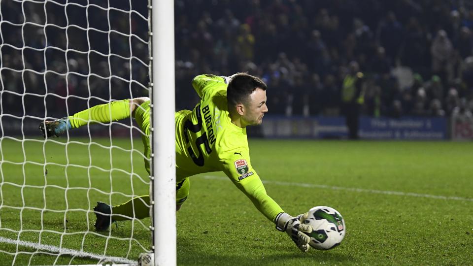 Callum Burton Saves Penalty