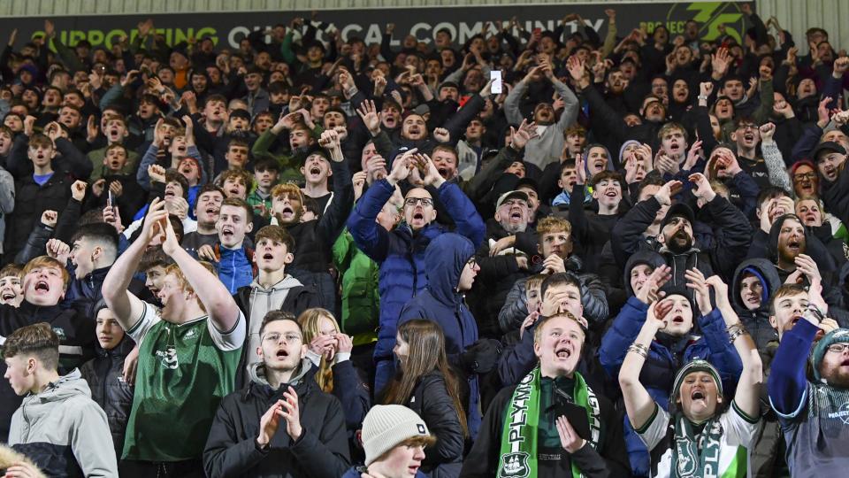 Supporters at Home Park