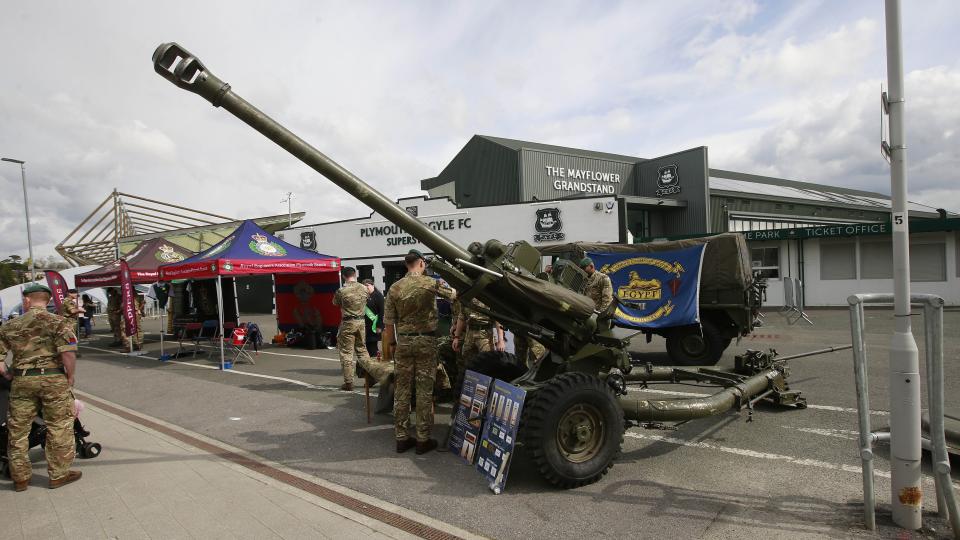 Festivities at last season's Armed Services Day