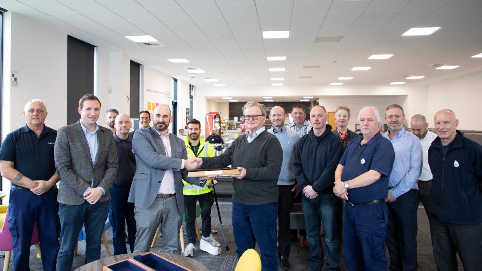 Simon Hallett visits Babcock Devonport