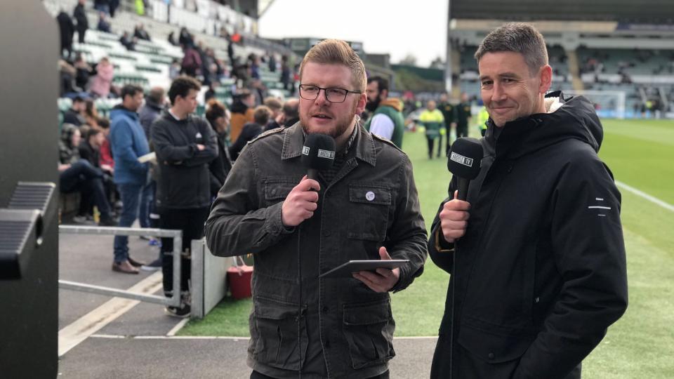 David Wooldridge and Ian Stonebridge on Argyle TV