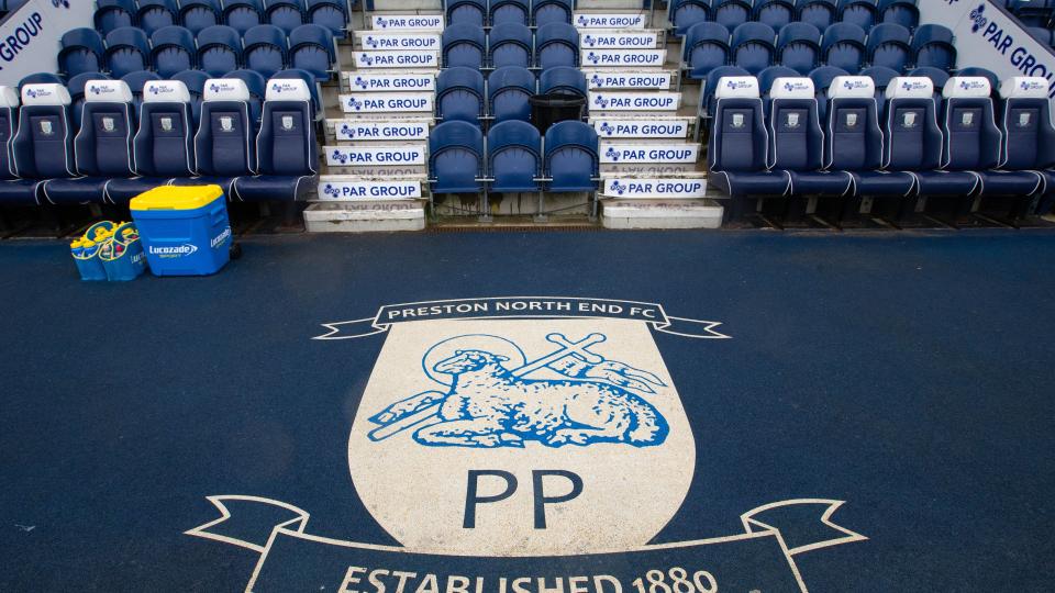 Preston badge at Deepdale