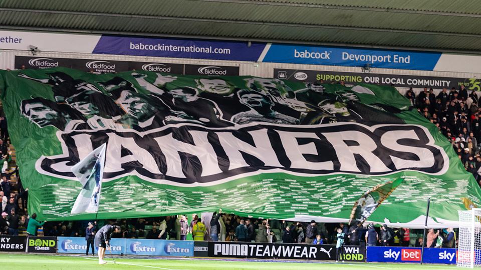 Argyle fans banner