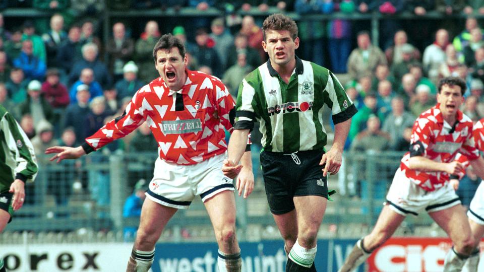 Steve Castle playing against Bournemouth