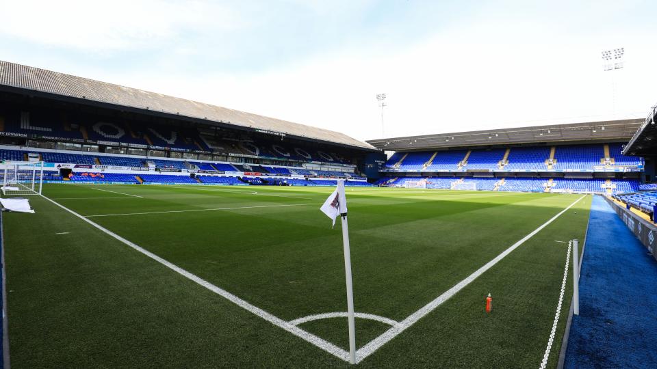 Portman Road, home of Ipswich Town FC
