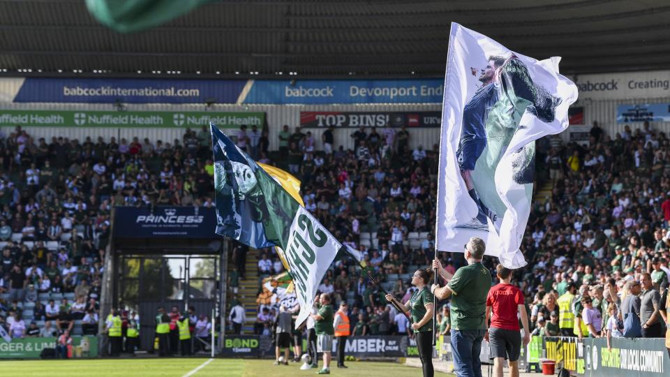 Flags at Home Park
