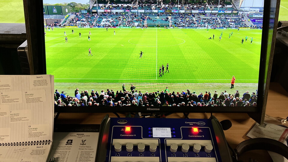 Commentary at Home Park
