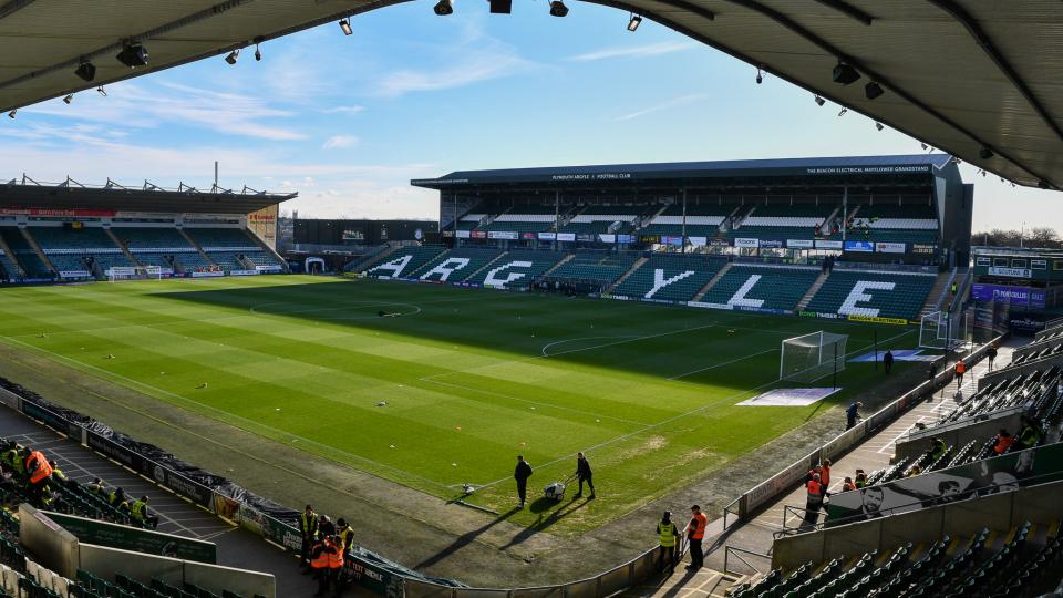 Home Park in the sunshine