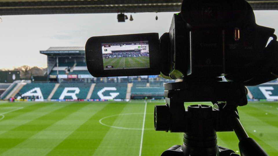 TV camera at Home Park