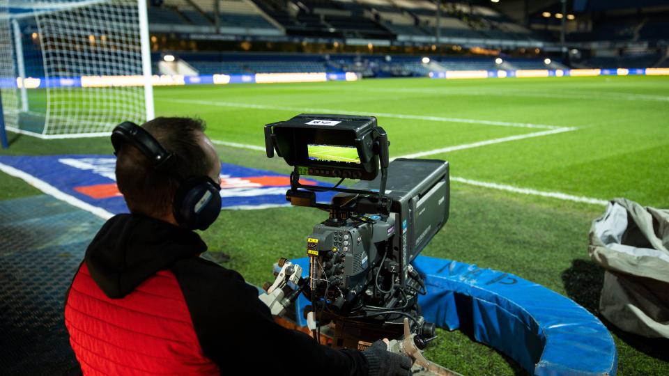 pitch side camera at MATRADE Loftus Road