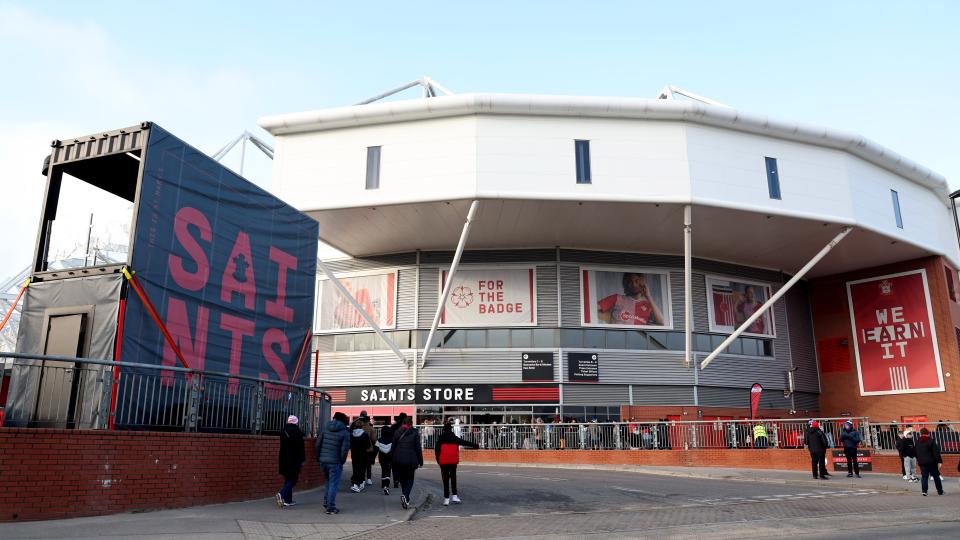 St Mary's Stadium from the outside
