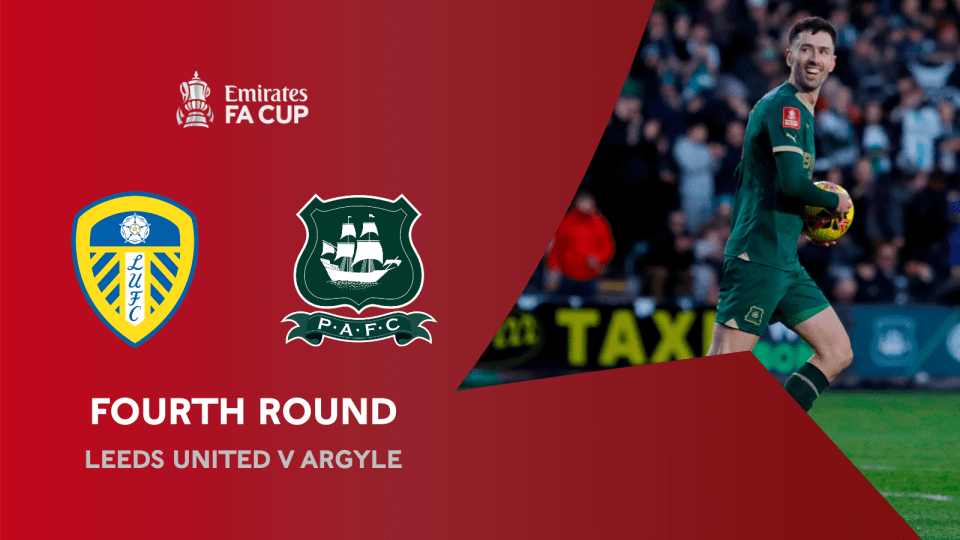 Leeds United away in the Emirates FA Cup