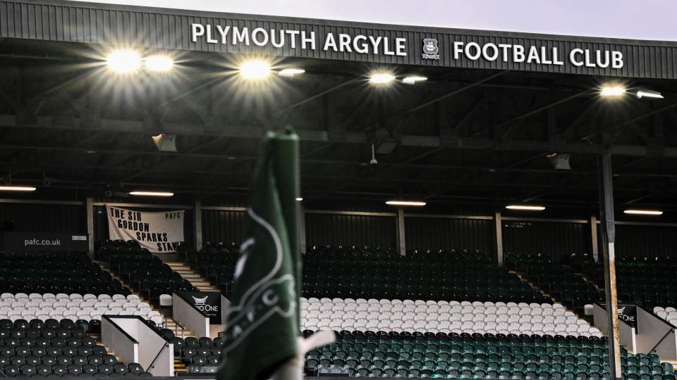 Home Park Stadium floodlights