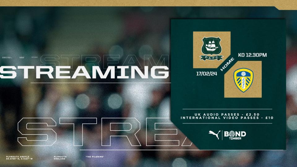 Argyle TV | Leeds United (H)