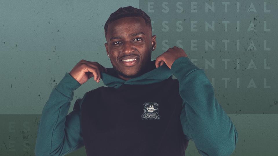 Bali Mumba modelling a new hoody from the Argyle Essential Collection 2024