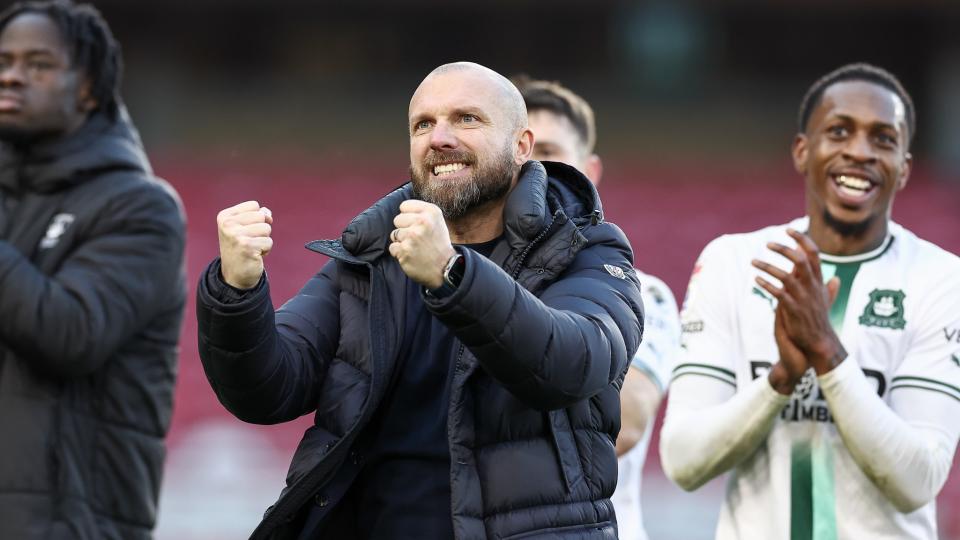 Ian foster celebrates