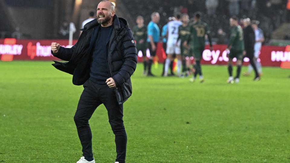 Ian Foster celebrates 