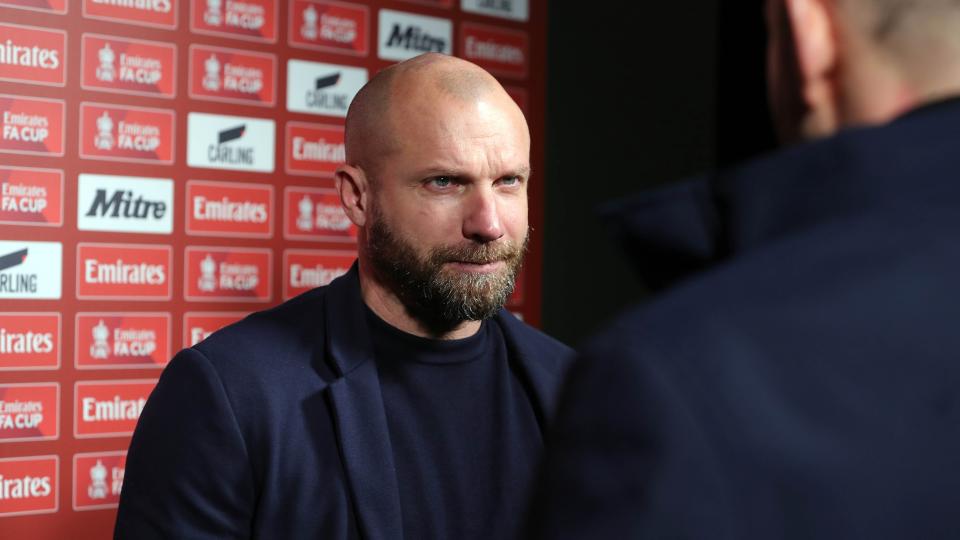 Ian Foster being interviews 