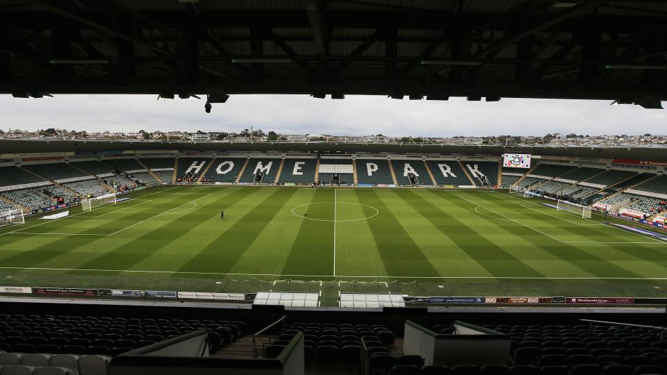 View from the back of the Beacon Electrical Mayflower Grandstand