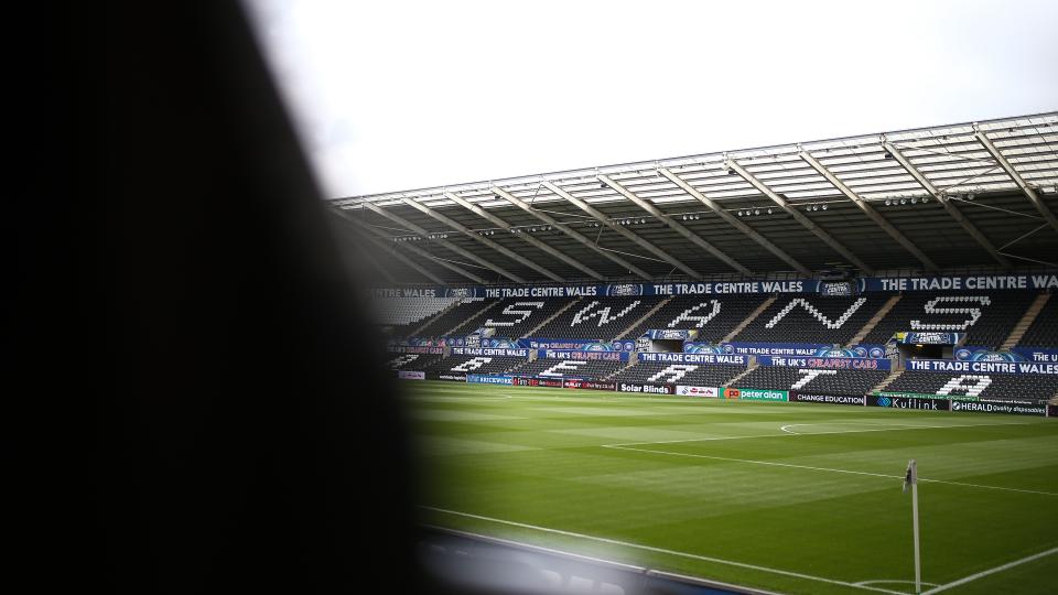 An empty Swansea.com Stadium