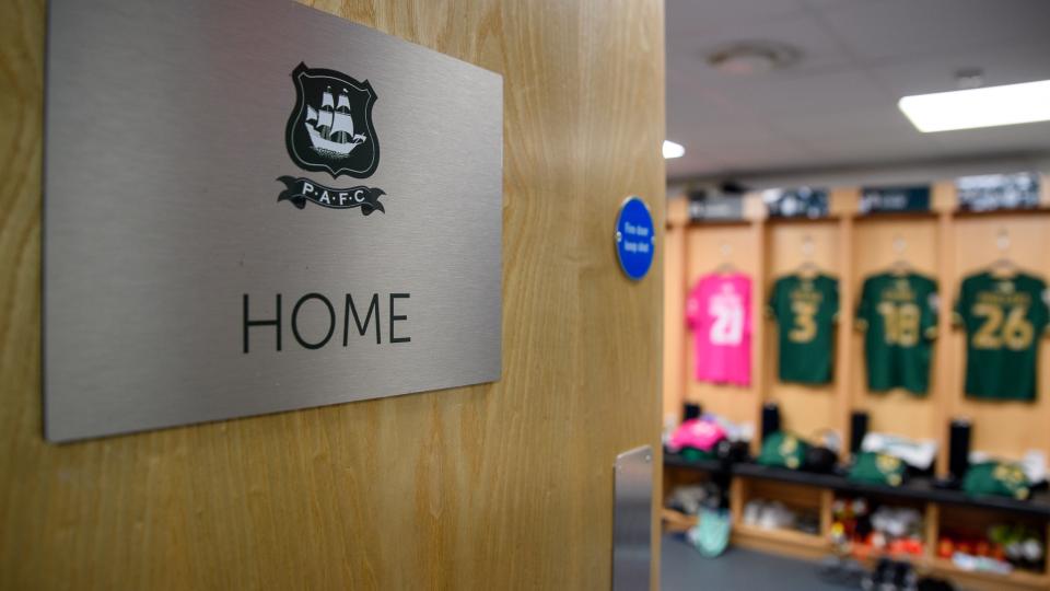 Home Park dressing room