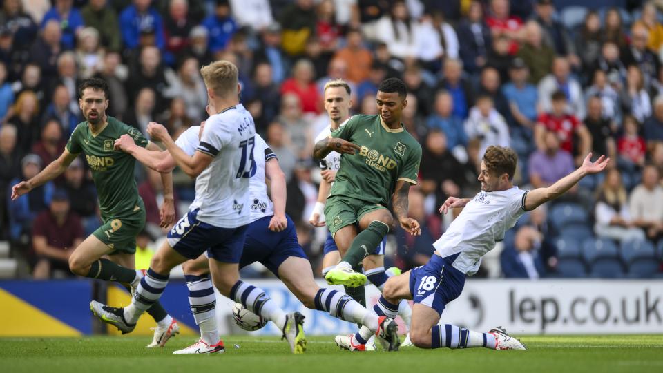 Morgan Whittaker against Preston