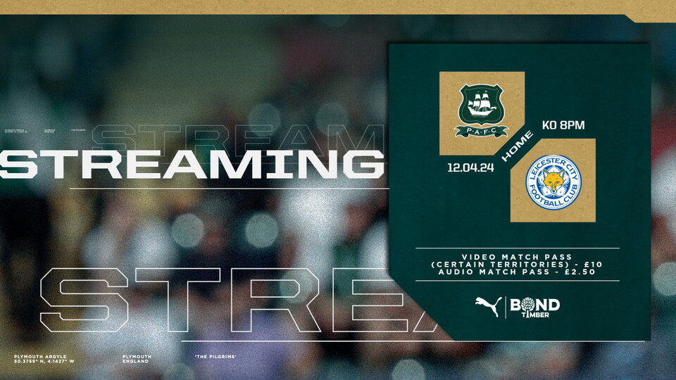 Argyle v Leicester - Argyle TV