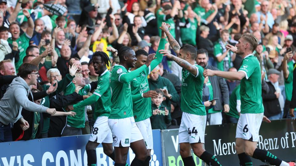 Argyle players celebrating