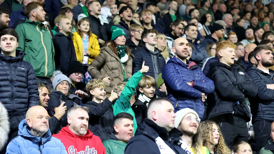 Argyle fans at Home Park