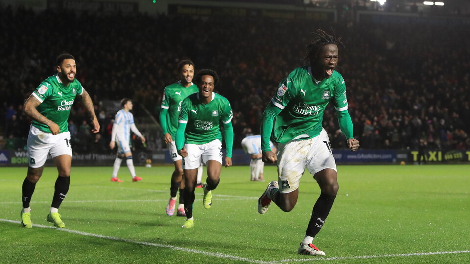 Darko Gyabi celebrating