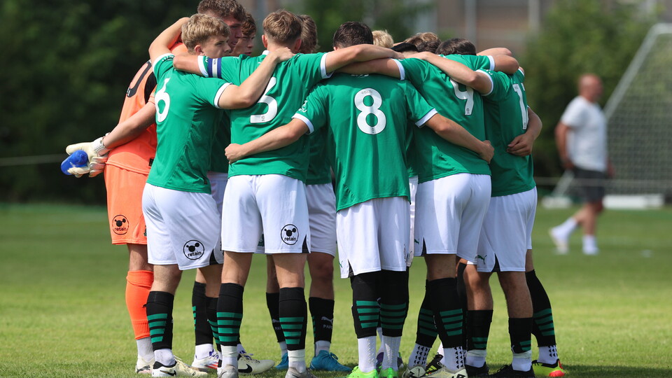 Under-18s huddle