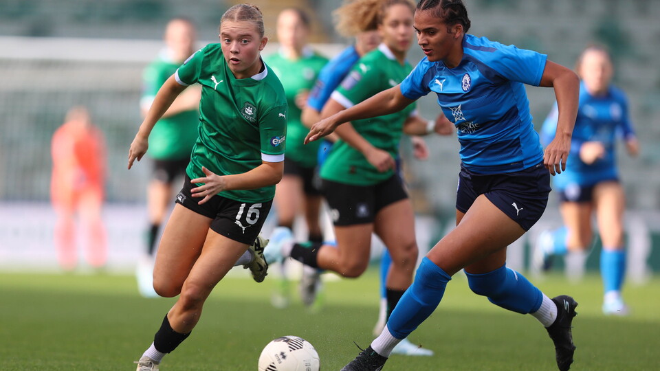 Ella Stephens in action against Billericay